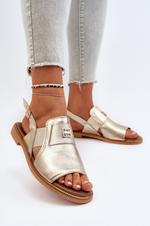 Zazoo 40385 Feminin Damensandalen goldene Farbe Zazoo 40385 Feminin Damensandalen goldene Farbe