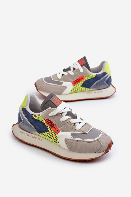 baskets Chaussures modèle baskets Mâle Memory Foam System Big Star NN174344 couleur grise baskets Chaussures modèle baskets Mâle Memory Foam System Big Star NN174344 couleur grise