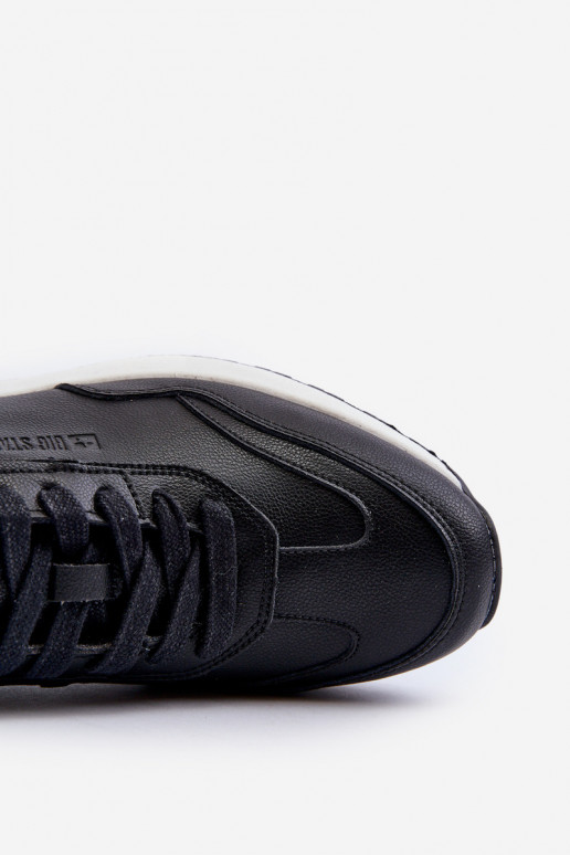 Chaussures modèle baskets Mâle Peau BIG STAR NN174287 couleur noire Chaussures modèle baskets Mâle Peau BIG STAR NN174287 couleur noire