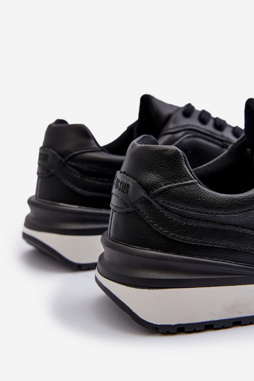 Sneakers Stilvollllschuhe Männlich Haut BIG STAR NN174287 schZuarze Farbe Sneakers Stilvollllschuhe Männlich Haut BIG STAR NN174287 schZuarze Farbe