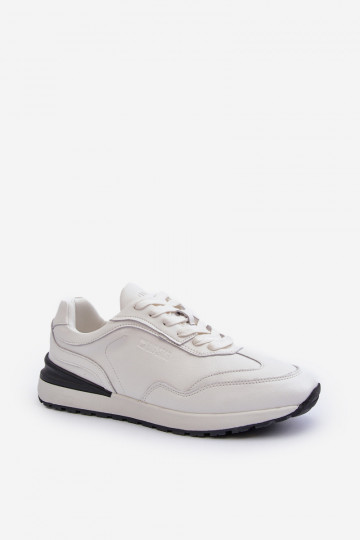 Herren Leder Sportschuhe BIG STAR NN174288 in Weiß