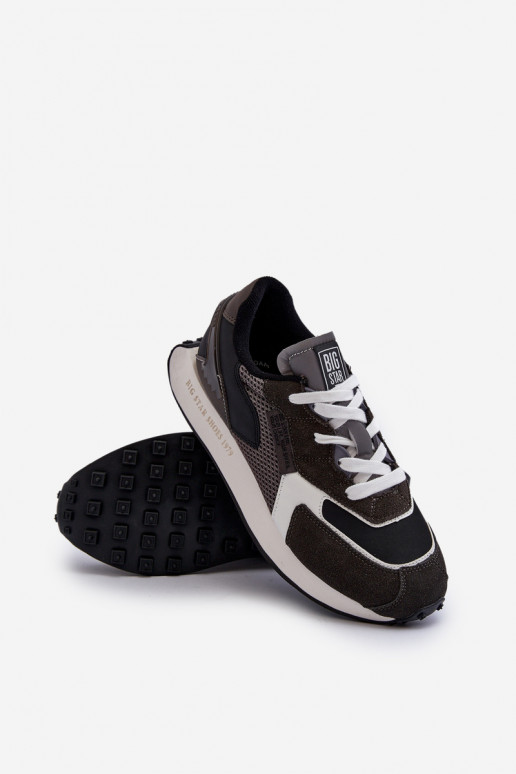 baskets Chaussures modèle baskets Mâle Memory Foam System Big Star NN174347 couleur noire