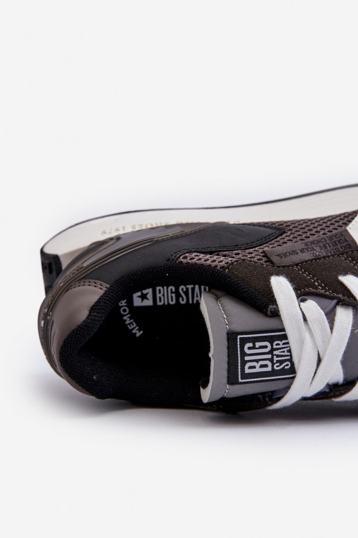 baskets Chaussures modèle baskets Mâle Memory Foam System Big Star NN174347 couleur noire