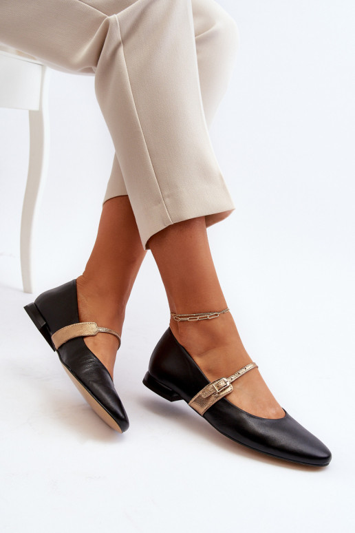 Ballerinas Dames met brede hakken Laura Messi 2774 zInart