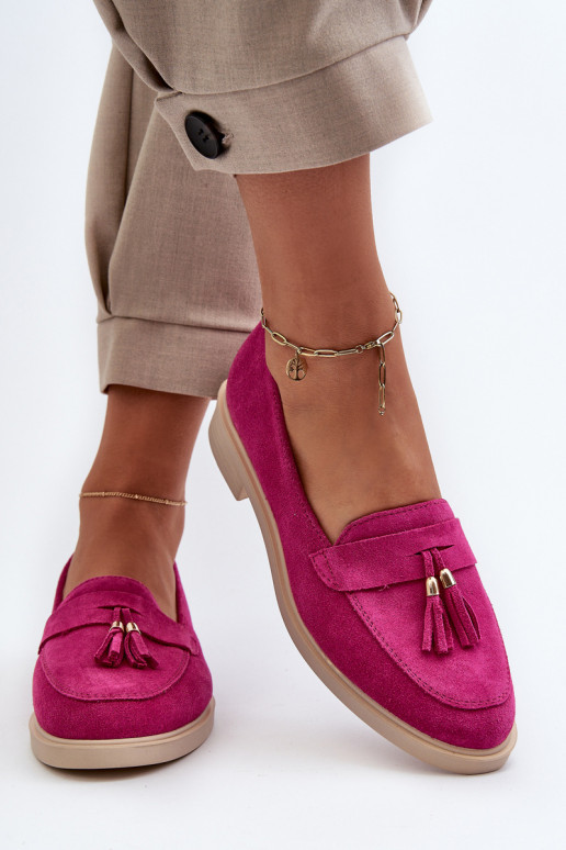 Zazoo 3420 INildledermokassins Feminin mit breiten Absätzen Fuskja Zazoo 3420 INildledermokassins Feminin mit breiten Absätzen Fuskja