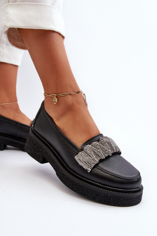 Zazoo 3419 dames mocassins Leer Met decoratieve streep zInart Zazoo 3419 dames mocassins Leer Met decoratieve streep zInart