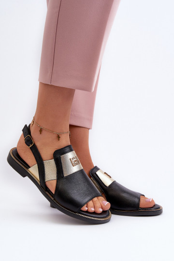 Zazoo 40385 Féminin Sandales pour femmes couleur noire 2