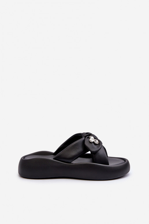 Leren pantoffels Dames met platform zInart GOE NN2N4110 Leren pantoffels Dames met platform zInart GOE NN2N4110