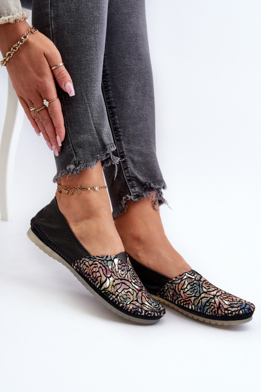 Feminin Ballerinas Es mussciejka 1930B-01 schZuarze Farbe Feminin Ballerinas Es mussciejka 1930B-01 schZuarze Farbe