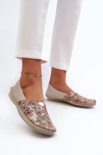 Ballerines pour femmes de couleur sable Tai turiciejka 1930B-04 2