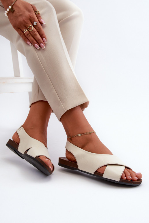 Zazoo 40407 Sandalen Haut Feminin elfenbeinfarbe Zazoo 40407 Sandalen Haut Feminin elfenbeinfarbe