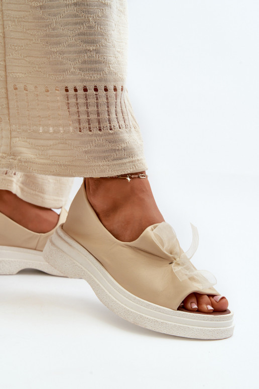 Zazoo 2939 Damensandalen Feminin mit Bändern elfenbeinfarbe Zazoo 2939 Damensandalen Feminin mit Bändern elfenbeinfarbe