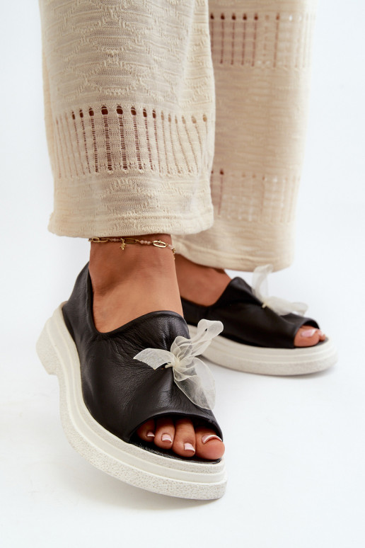 Zazoo 2939 Sandales pour femmes Féminin avec des rubans couleur noire Zazoo 2939 Sandales pour femmes Féminin avec des rubans couleur noire