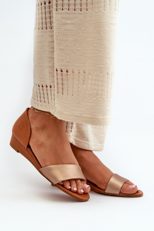 Dames sandalen Het heeftciejka 1971-68 bruin-gouden kleur Dames sandalen Het heeftciejka 1971-68 bruin-gouden kleur