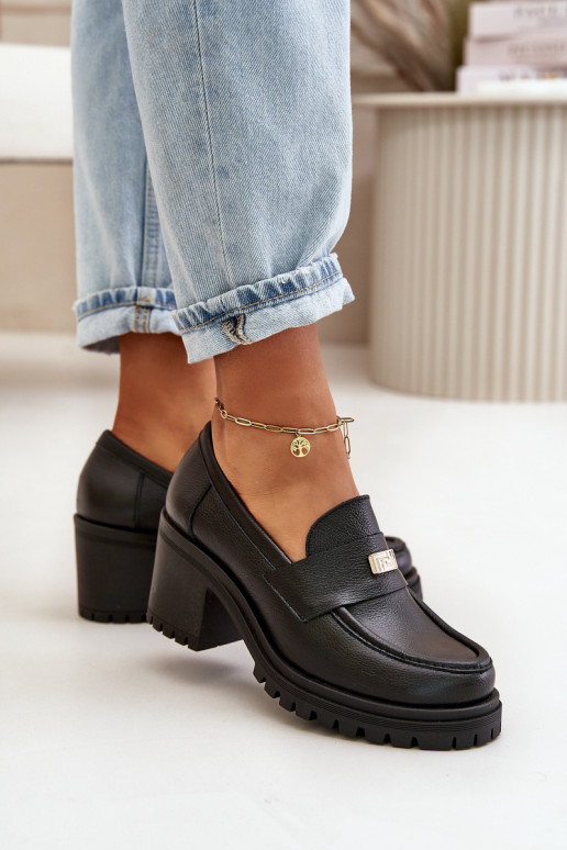 Zazoo 20168 Elegante stijl schoenen Dames met hakken Echt leer zInart Zazoo 20168 Elegante stijl schoenen Dames met hakken Echt leer zInart