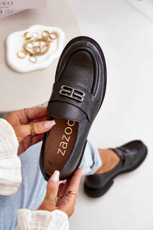 Zazoo 20174 Haut Eleganter Stil Schuhe Feminin mit breiten Absätzen schZuarze Farbe Zazoo 20174 Haut Eleganter Stil Schuhe Feminin mit breiten Absätzen schZuarze Farbe