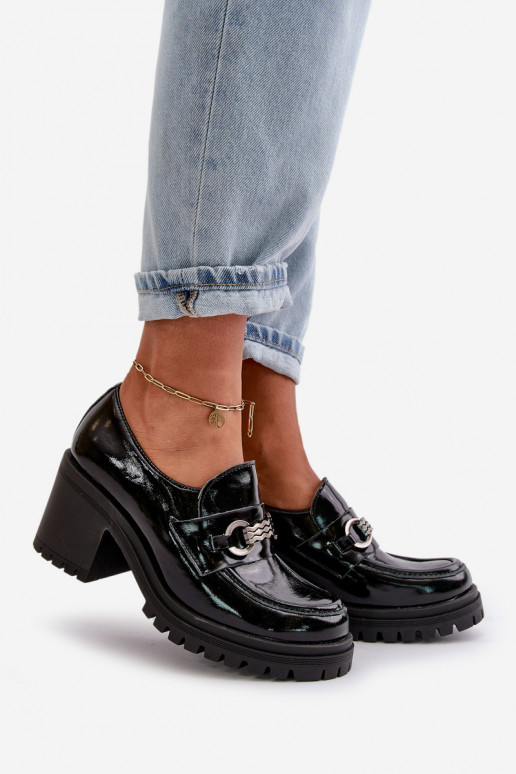 Zazoo 20175 met lakeffect schoenen Dames met hakken Echt leer zInart Zazoo 20175 met lakeffect schoenen Dames met hakken Echt leer zInart