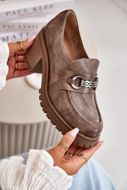 Zazoo 20175 schoenen Dames met hakken Echt leer beige Zazoo 20175 schoenen Dames met hakken Echt leer beige