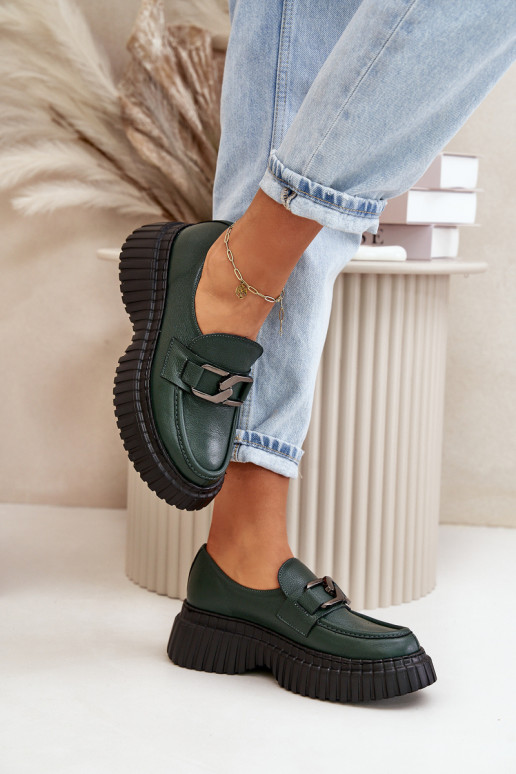 Zazoo 20176 chaussures mocassins pour femmes Fabriqué en cuir naturel couleur kaki Zazoo 20176 chaussures mocassins pour femmes Fabriqué en cuir naturel couleur kaki