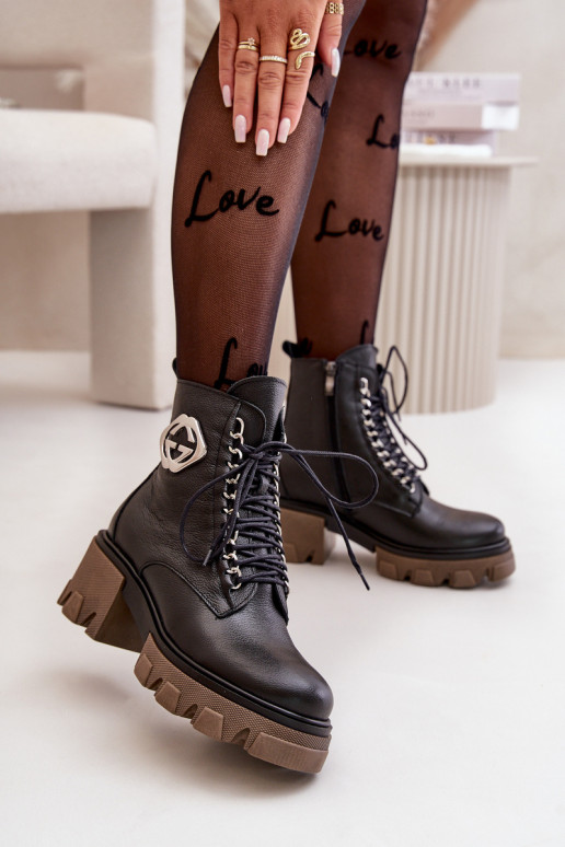 Zazoo 60376 Peau réchauffer Bottes avec fermetures éclair couleur noire