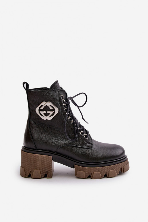 Zazoo 60376 Peau réchauffer Bottes avec fermetures éclair couleur noire