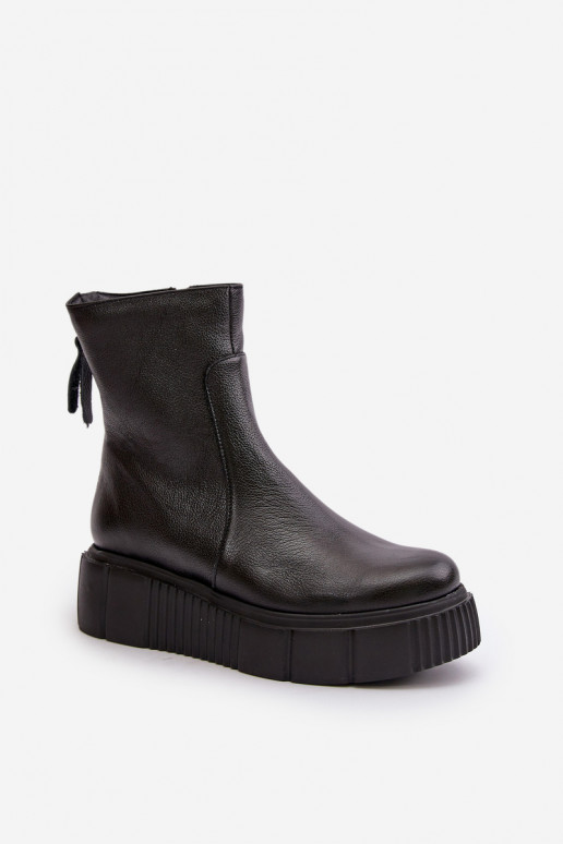 Zazoo 60369 Bottes pour femmes avec une plateforme couleur noire Zazoo 60369 Bottes pour femmes avec une plateforme couleur noire