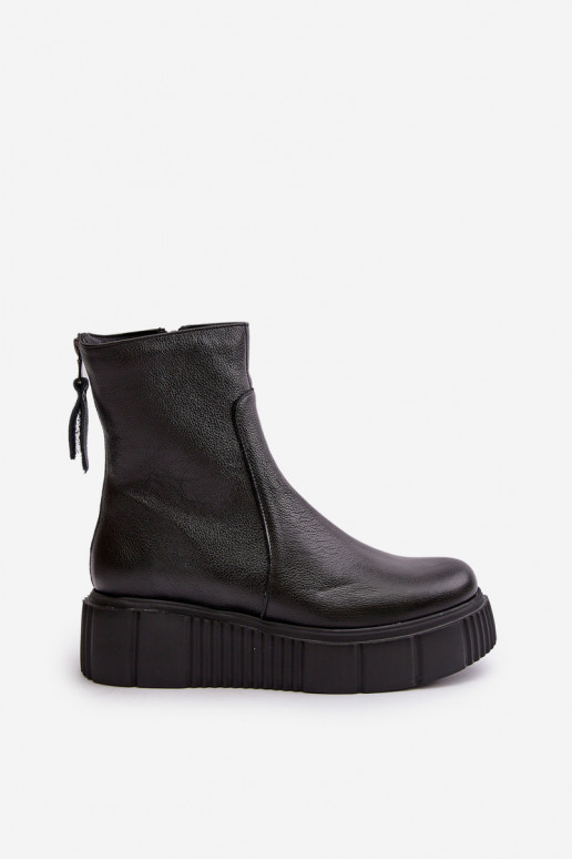 Zazoo 60369 Damenstiefel mit einer Plattform schZuarze Farbe Zazoo 60369 Damenstiefel mit einer Plattform schZuarze Farbe