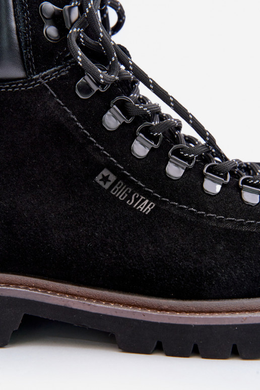 van suède opInarmen Laarzen schoenen Het heeftnnen Big Star OO174643 Hi-Poly System zInart van suède opInarmen Laarzen schoenen Het heeftnnen Big Star OO174643 Hi-Poly System zInart