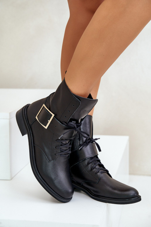 Zazoo 2949 Leer Laarzen met gespen zInart Zazoo 2949 Leer Laarzen met gespen zInart