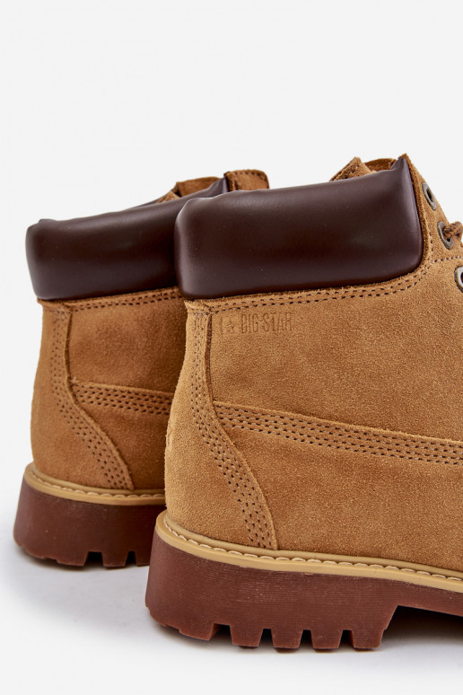 aus INildleder sich Zuarm laufen Schuhe Männlich Big Star OO174136 HI-POLY SYSTEM braune Farbe aus INildleder sich Zuarm laufen Schuhe Männlich Big Star OO174136 HI-POLY SYSTEM braune Farbe