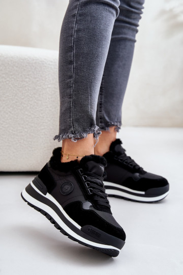 Sneakers model schoenen Dames opInarmen met platform Big Star OO274A216 zInart 2