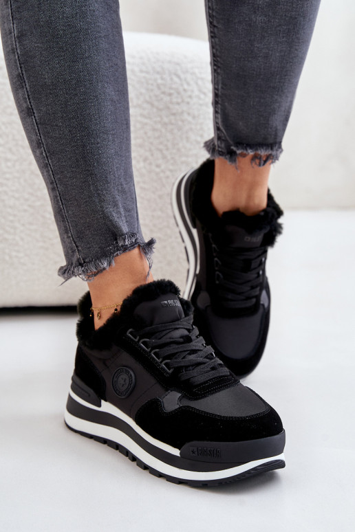 Sneakers model schoenen Dames opInarmen met platform Big Star OO274A216 zInart Sneakers model schoenen Dames opInarmen met platform Big Star OO274A216 zInart