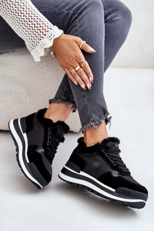 Sneakers model schoenen Dames opInarmen met platform Big Star OO274A216 zInart Sneakers model schoenen Dames opInarmen met platform Big Star OO274A216 zInart