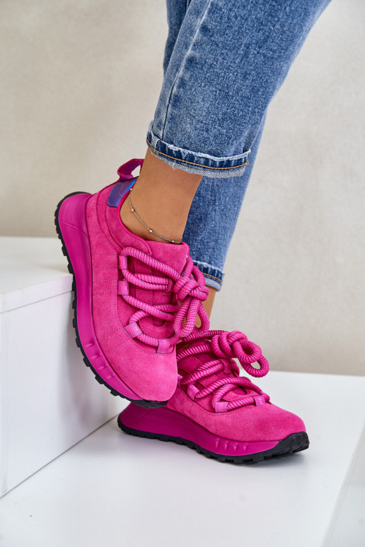 en daim Chaussures modèle baskets FémininGrubym Laçagem Artiker 54C1461 couleur rose en daim Chaussures modèle baskets FémininGrubym Laçagem Artiker 54C1461 couleur rose