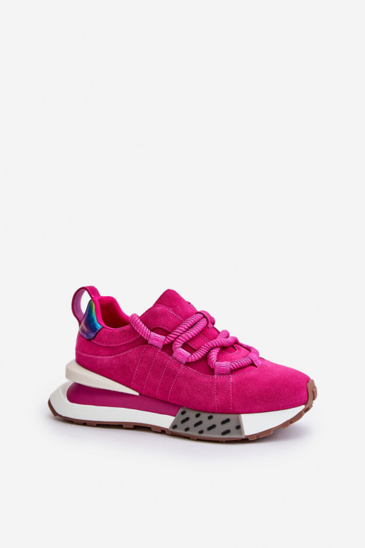 van suède Sneakers model schoenen Dames met platformGrubym Vetersluitingm Artiker 55C0086 roze van suède Sneakers model schoenen Dames met platformGrubym Vetersluitingm Artiker 55C0086 roze