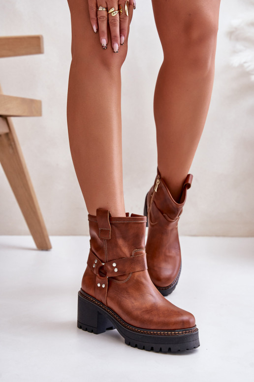 Bottes pour femmes Au Château LeÀski 3435 marron Bottes pour femmes Au Château LeÀski 3435 marron