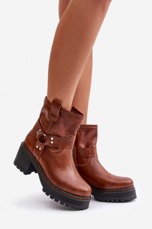 Bottes pour femmes Au Château LeÀski 3435 marron Bottes pour femmes Au Château LeÀski 3435 marron