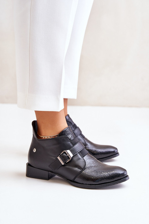 Leer Laag Laarzen Opar het kasteel Het heeftciejka 06692-01 zInart Leer Laag Laarzen Opar het kasteel Het heeftciejka 06692-01 zInart