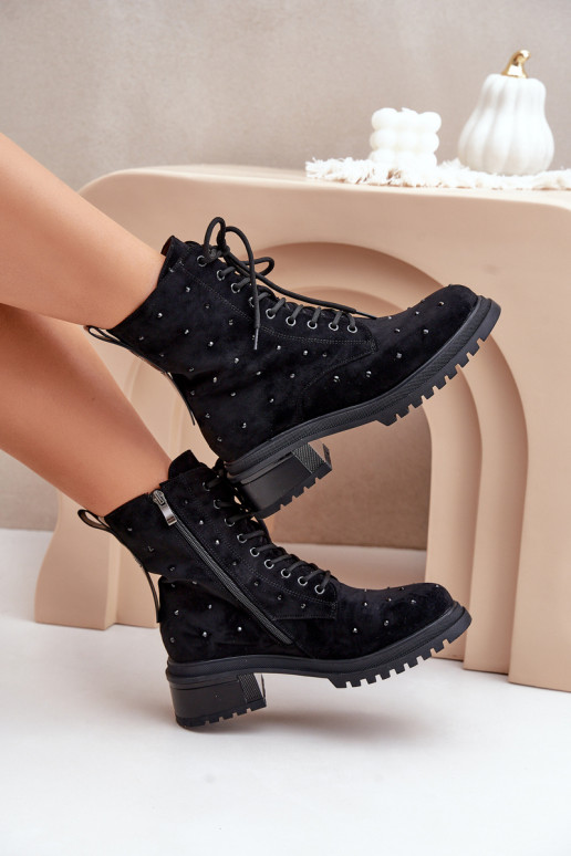 Versierd Enkellaarsjes voor Inerknemers Dames opInarmen D&A MR880-017 zInart Versierd Enkellaarsjes voor Inerknemers Dames opInarmen D&A MR880-017 zInart