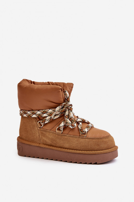 en daim Bottes de neige FémininGrubym Laçagem D.Franklin DFSH375003 marron en daim Bottes de neige FémininGrubym Laçagem D.Franklin DFSH375003 marron