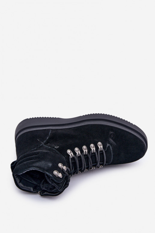 en daim chaussures Mâle réchauffer Big Star OO174187 couleur noire en daim chaussures Mâle réchauffer Big Star OO174187 couleur noire