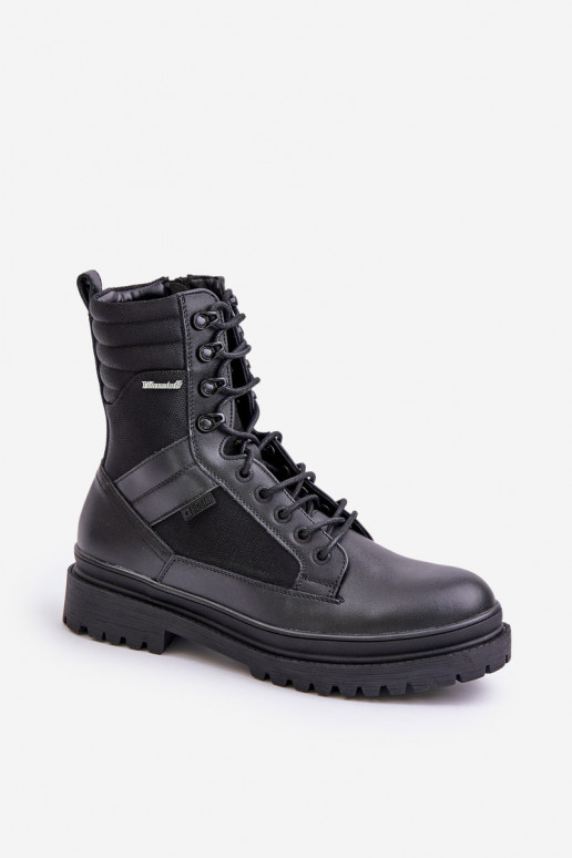 Peau chaussures Bottes Mâle réchauffer Big Star OO174164 couleur noire Peau chaussures Bottes Mâle réchauffer Big Star OO174164 couleur noire