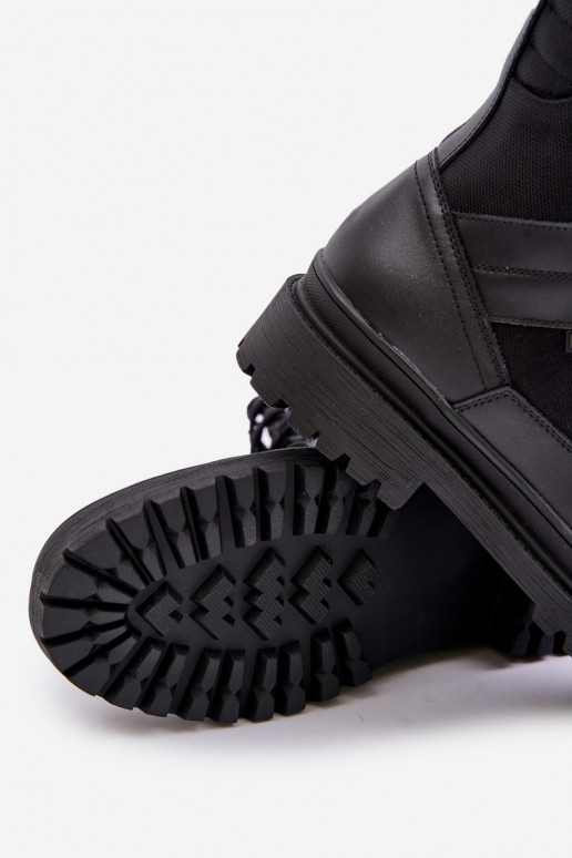 Leer schoenen Laarzen Het heeftnnen opInarmen Big Star OO174164 zInart Leer schoenen Laarzen Het heeftnnen opInarmen Big Star OO174164 zInart