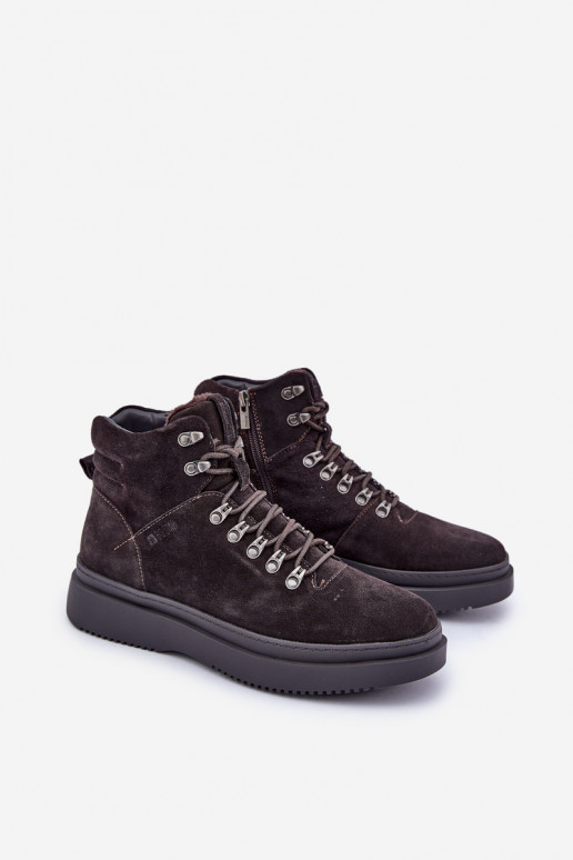 aus INildleder Schuhe Männlich sich Zuarm laufen Big Star OO174189 braune Farbe aus INildleder Schuhe Männlich sich Zuarm laufen Big Star OO174189 braune Farbe