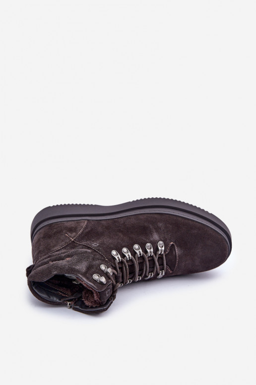 en daim chaussures Mâle réchauffer Big Star OO174189 marron en daim chaussures Mâle réchauffer Big Star OO174189 marron