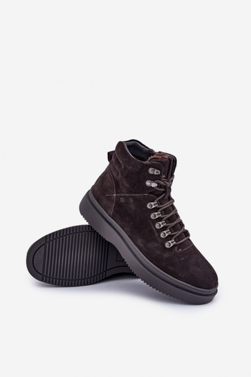 en daim chaussures Mâle réchauffer Big Star OO174189 marron en daim chaussures Mâle réchauffer Big Star OO174189 marron