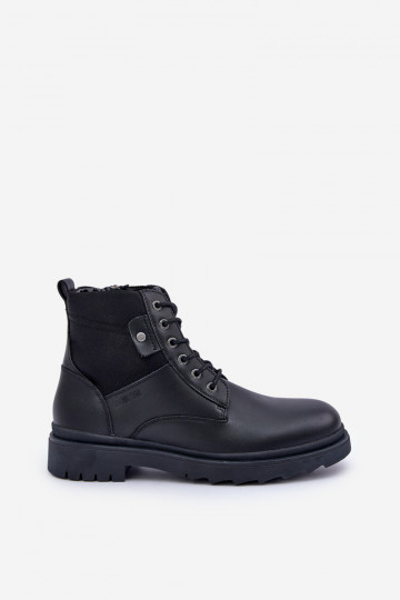 Leer opInarmen schoenen Laarzen Het heeftnnen Big Star OO174166 zInart 2