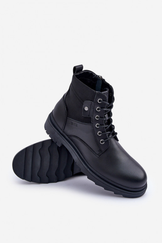 Haut sich Zuarm laufen Schuhe Stiefel Männlich Big Star OO174166 schZuarze Farbe Haut sich Zuarm laufen Schuhe Stiefel Männlich Big Star OO174166 schZuarze Farbe