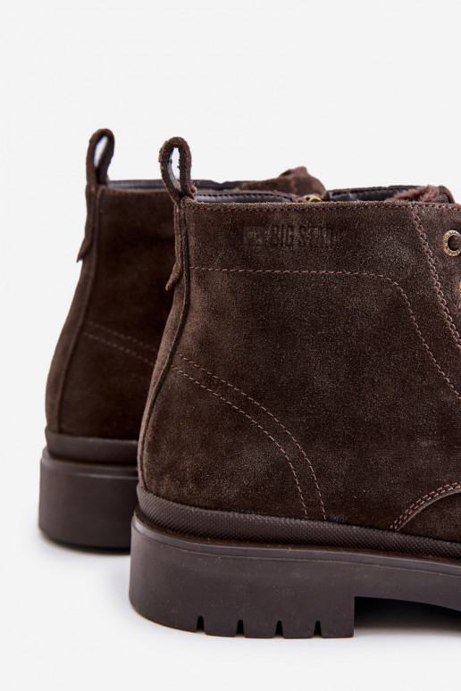 en daim réchauffer Bottes Mâle Au Château Big Star OO174229 marron en daim réchauffer Bottes Mâle Au Château Big Star OO174229 marron