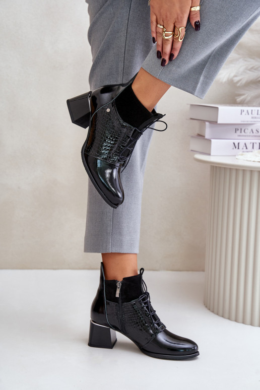 Zazoo 60503 Haut Stiefel mit Absätzen sich Zuarm laufen schZuarze Farbe Zazoo 60503 Haut Stiefel mit Absätzen sich Zuarm laufen schZuarze Farbe